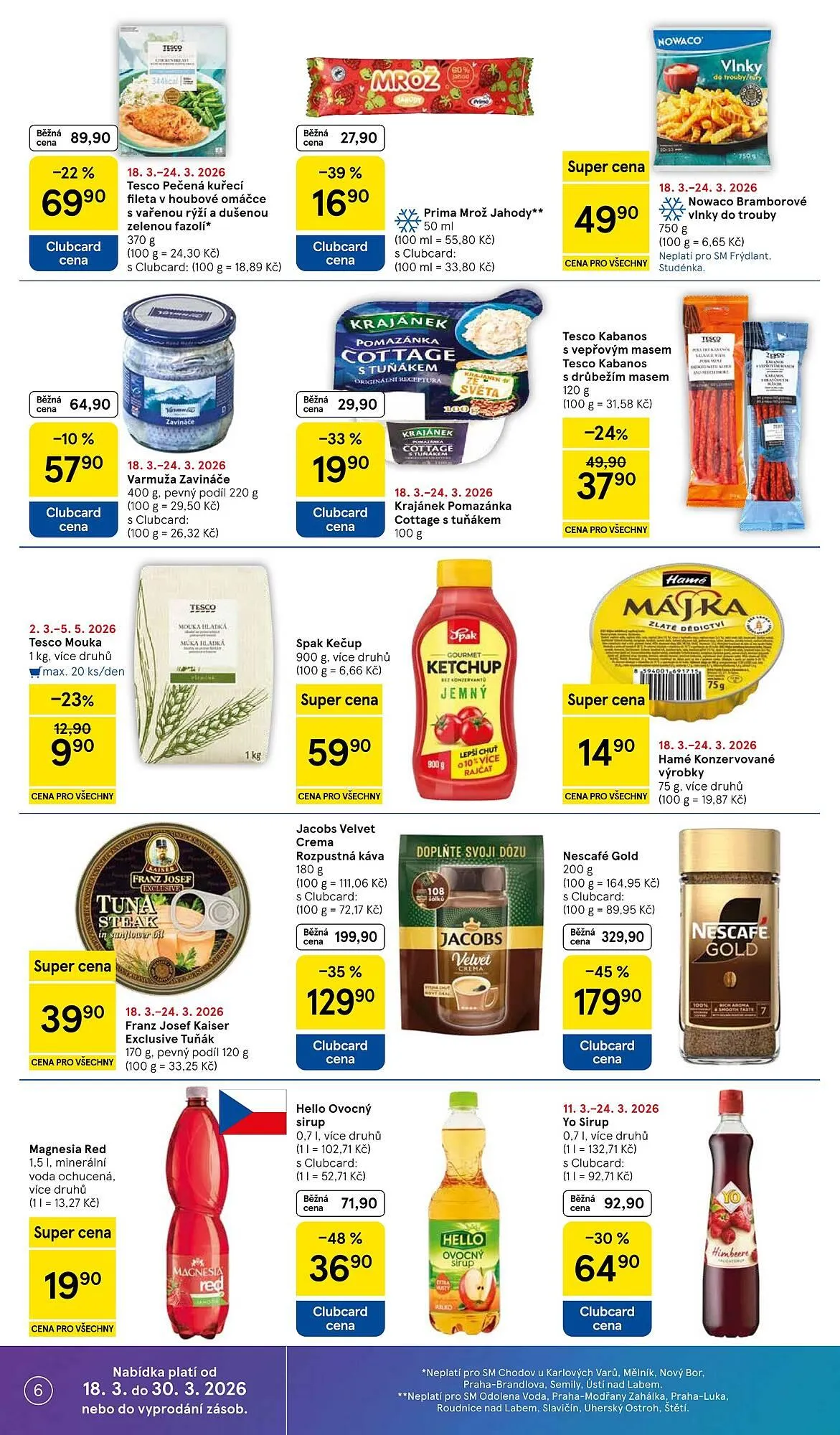 Tesco leták - 18. března 24. března 2026 - Page 6