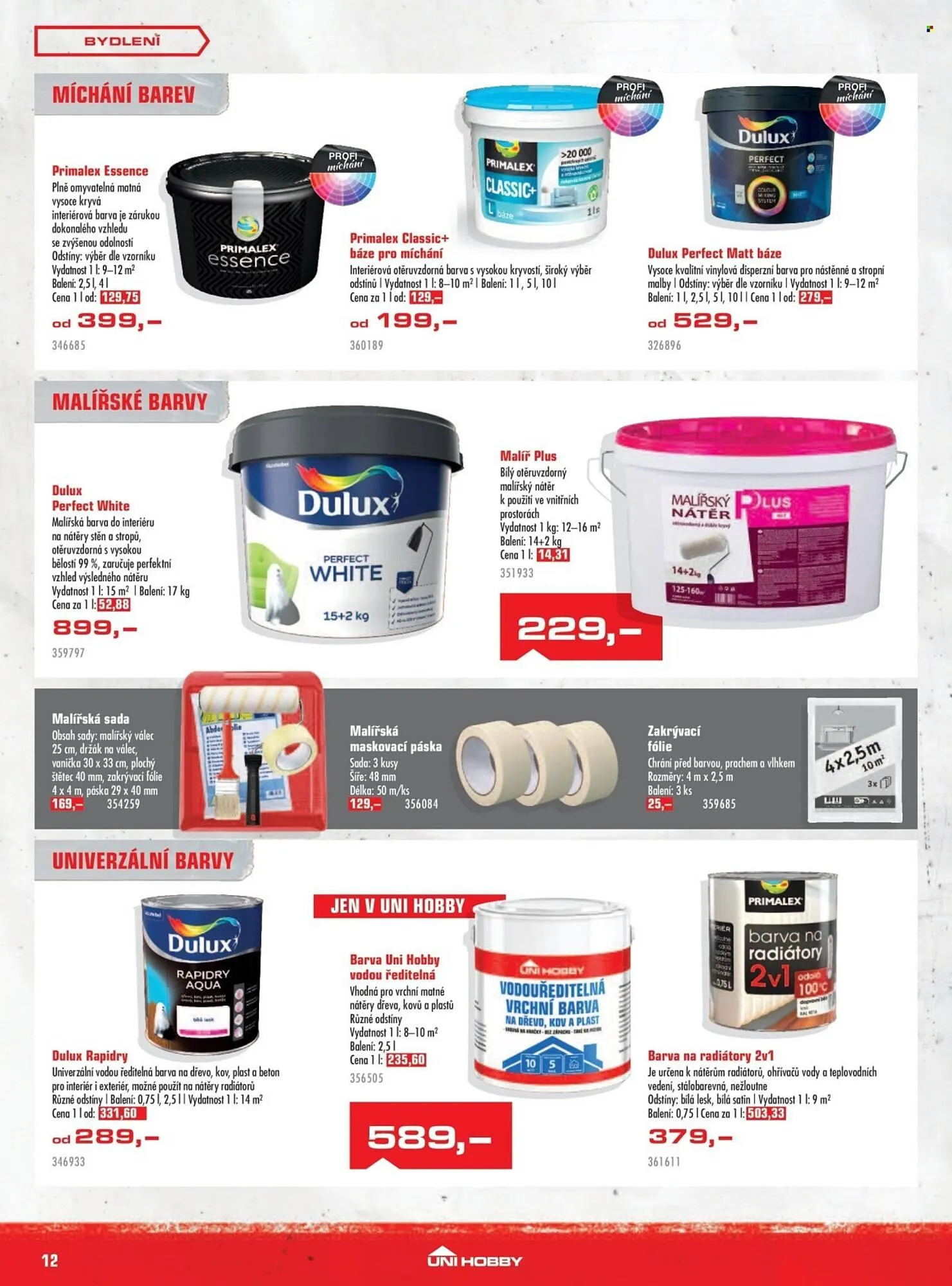Uni Hobby leták - 30. října 23. listopadu 2025 - Page 12