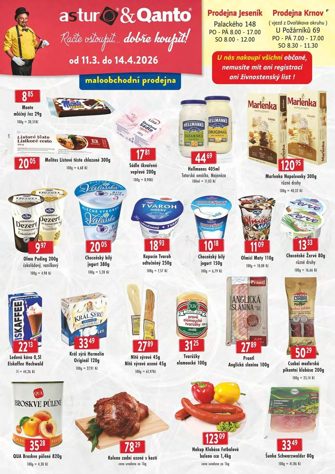 Astur&Qanto leták - 11. března 14. dubna 2026 - Page 1