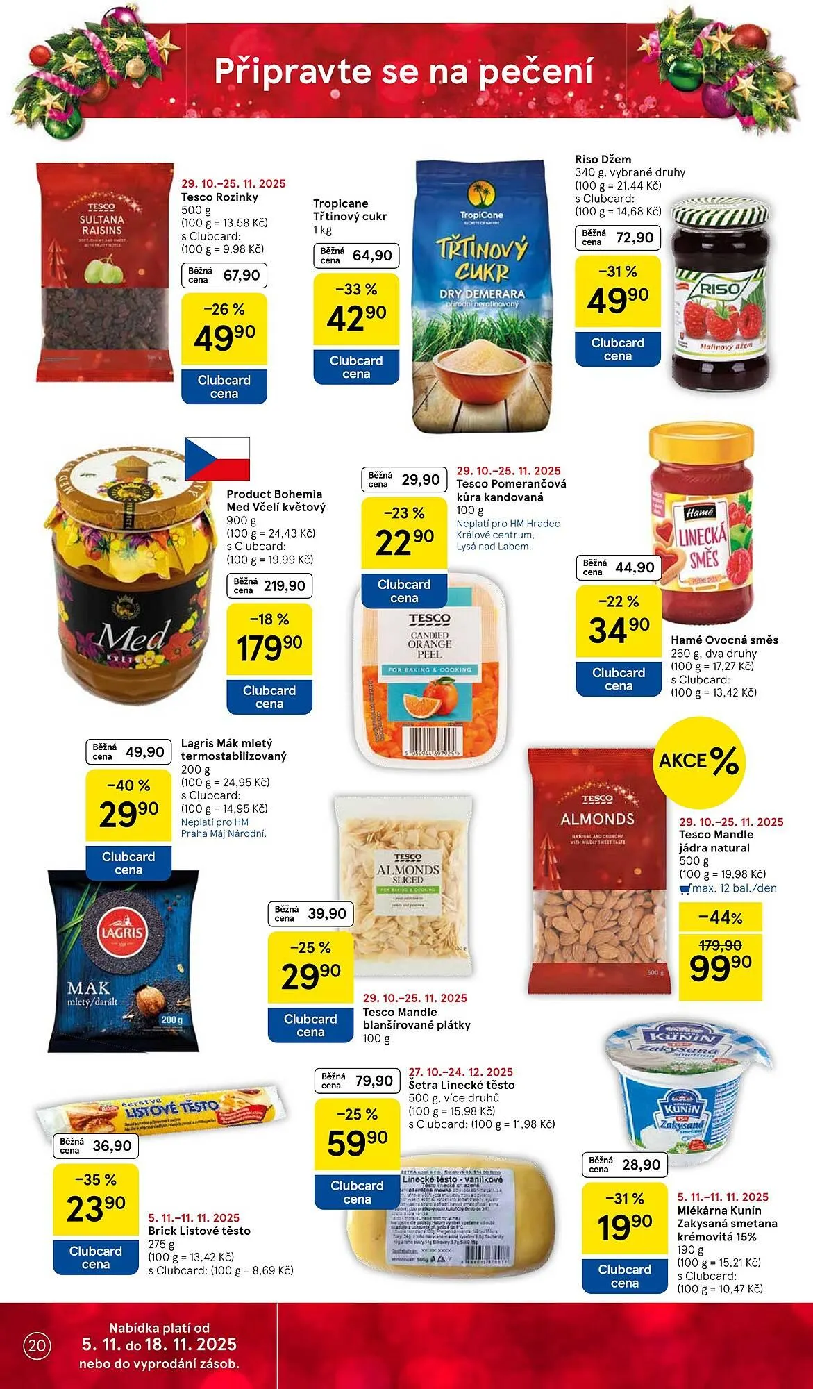 Tesco leták - 5. listopadu 11. listopadu 2025 - Page 20