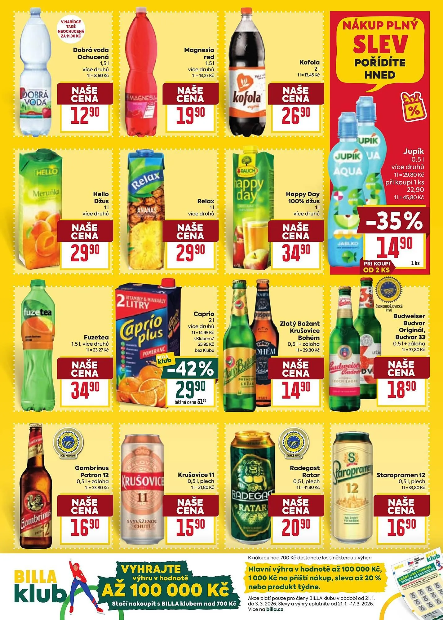 Billa leták - 21. ledna 27. ledna 2026 - Page 29