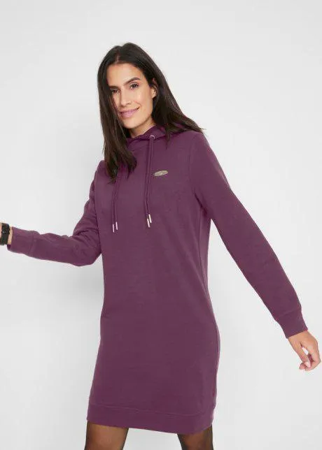 Mikinové šaty s kapucí