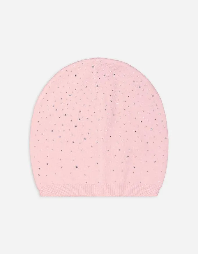 Čepice beanie - Ozdobné kamínky