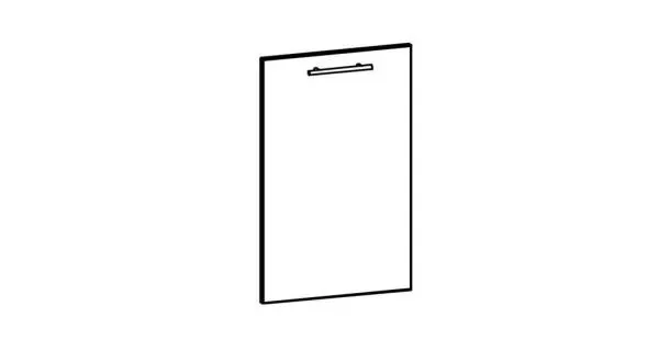 COLBY, dvířka k myčce 45, bílý lesk