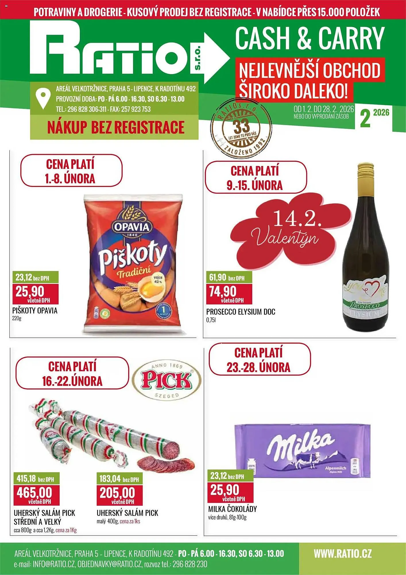 Ratio leták - 1. února 28. února 2026 - Page 1