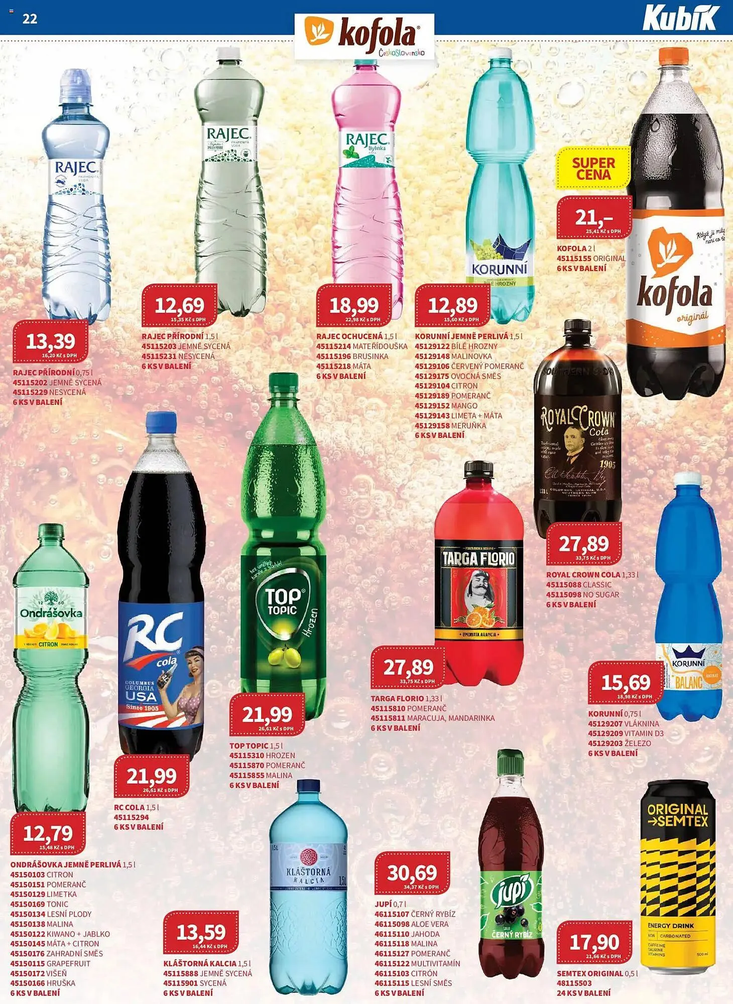 Kubík potraviny leták - 1. února 28. února 2026 - Page 22