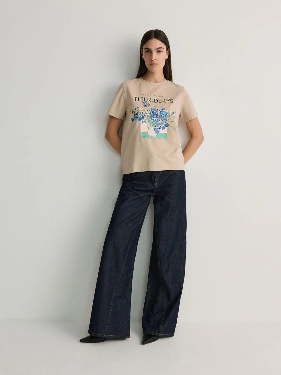 Bavlněné tričko s potiskem