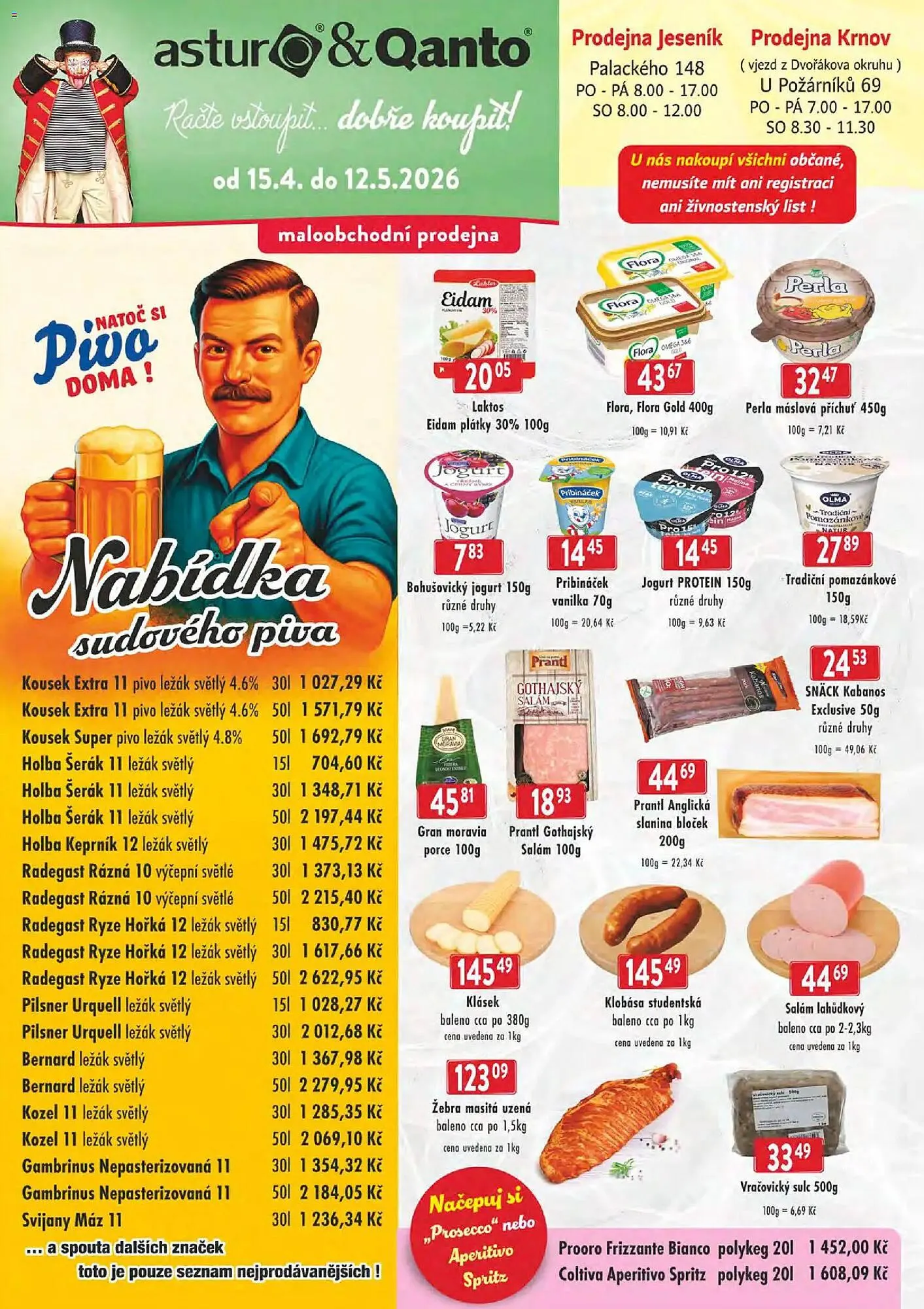 Astur&Qanto leták - 15. dubna 12. května 2026 - Page 1