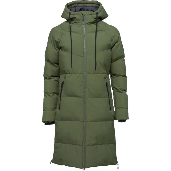 Dámský dlouhý prošívaný kabát