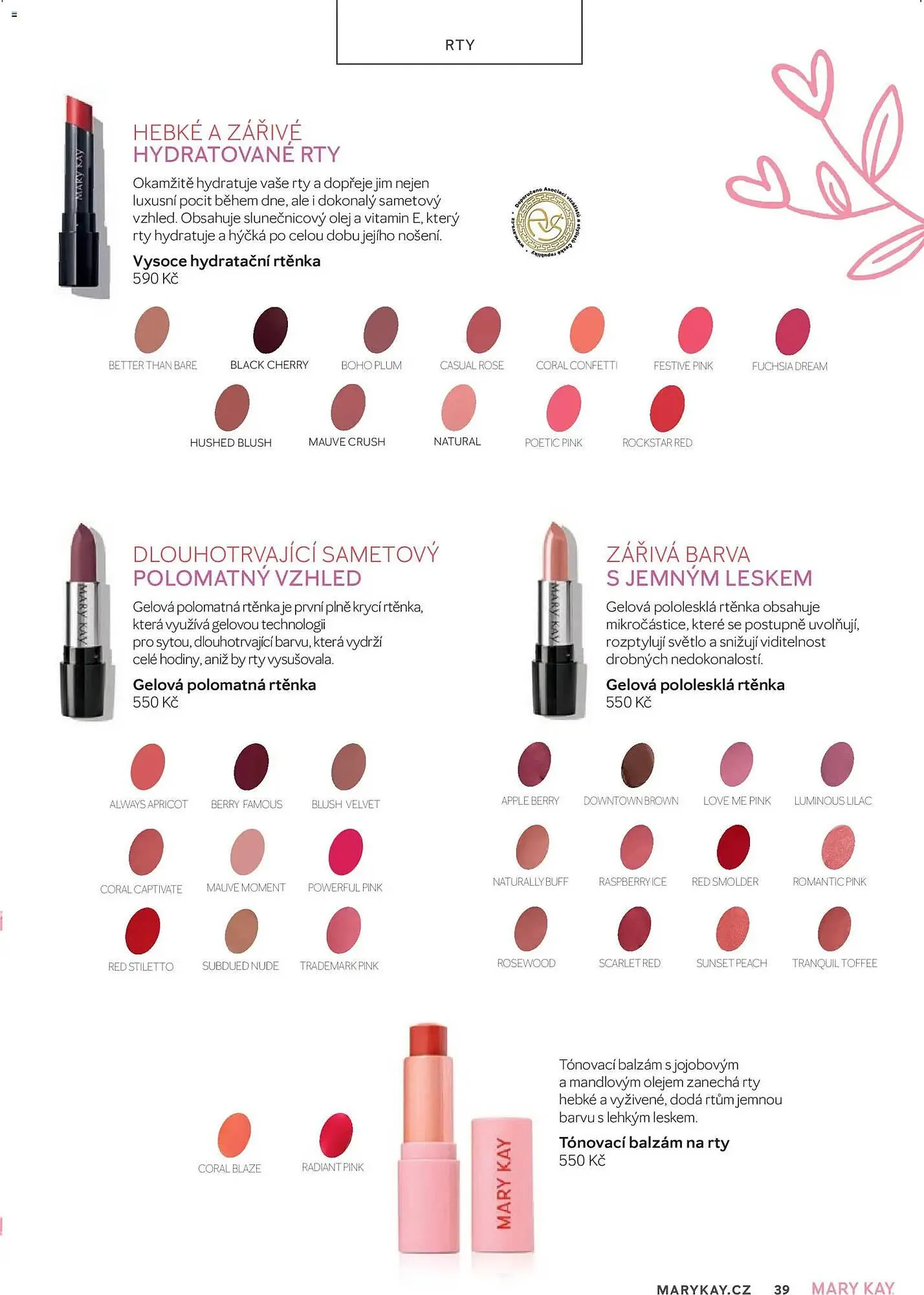 Mary Kay katalog - 1. dubna 15. července 2026 - Page 39