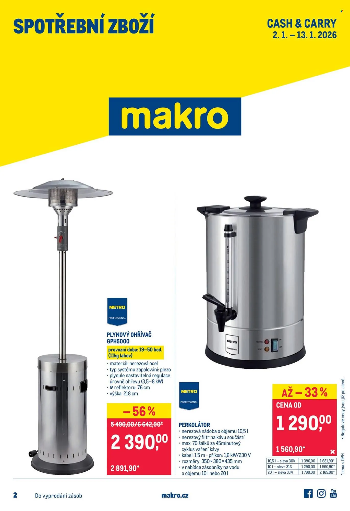 Makro leták - 2. ledna 13. ledna 2026 - Page 1