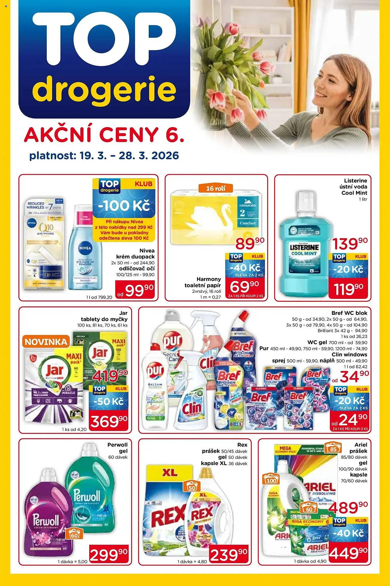 TOP drogerie leták - 19. března 28. března 2026 - Page 1