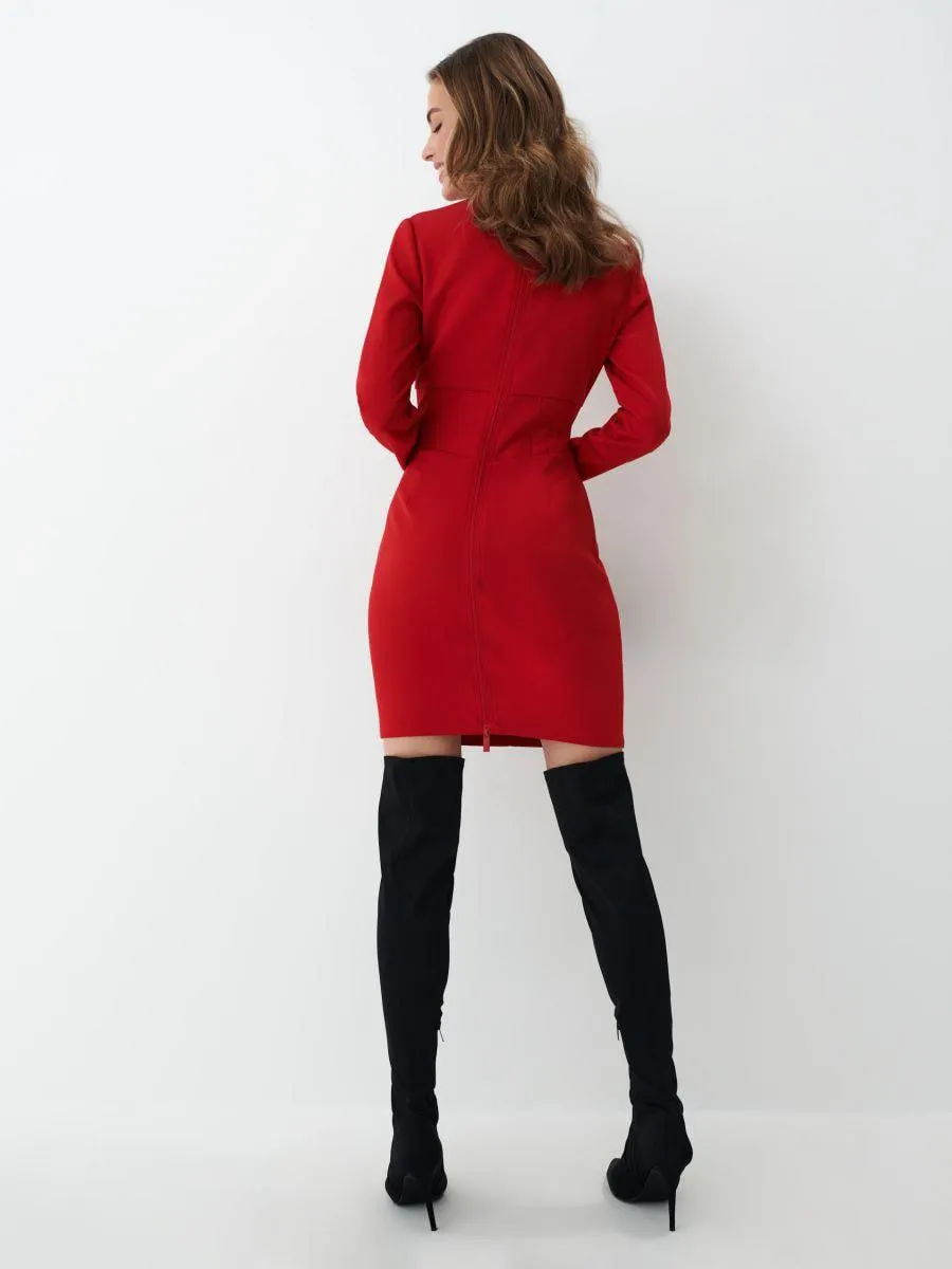 Šaty s výstřihem do v