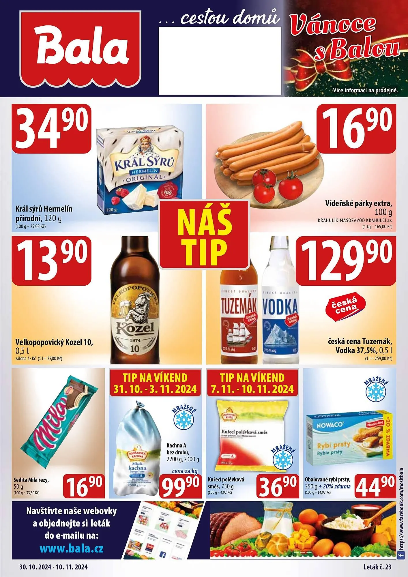 Bala leták - 29. října 10. listopadu 2024 - Page 1