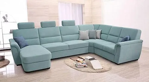 Sedací souprava SAMANTA LUX DU-3SRHM-VROH-2UB+3x záhlavník