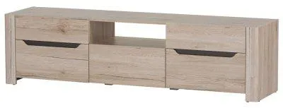 Stolek televizní dub votan SIMENA LED RGB