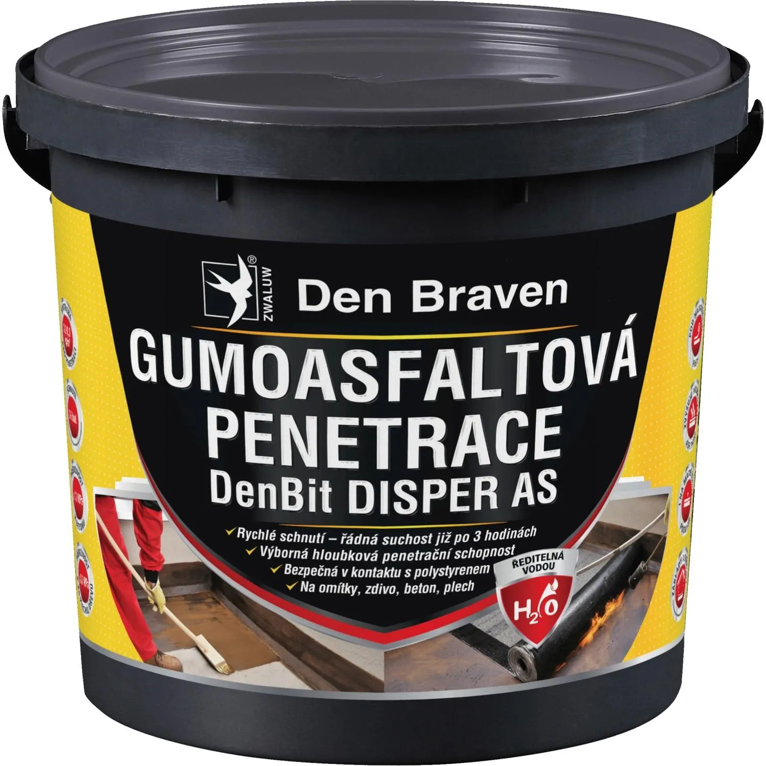 Den Braven Gumoasfaltová penetrace Disper AS 5 kg