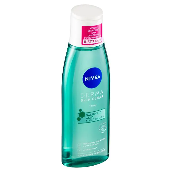 Nivea Derma Skin Clear Čisticí pleťová voda 200ml