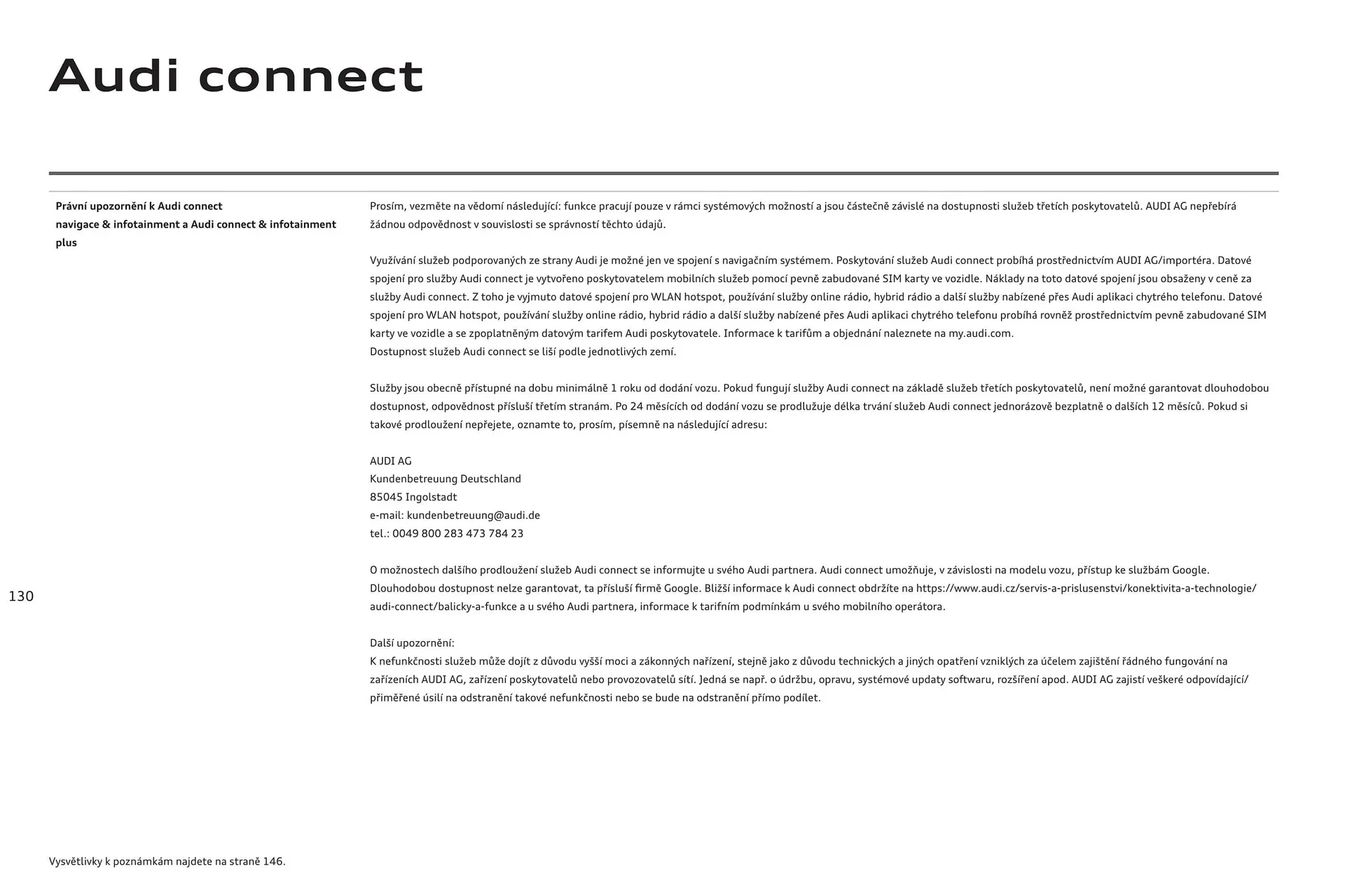 Audi A6 leták - 6. srpna 31. ledna 2025 - Page 130