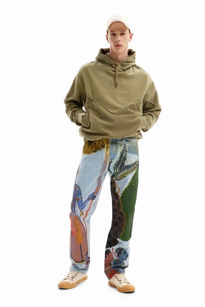 mikina Desigual Luis kaki