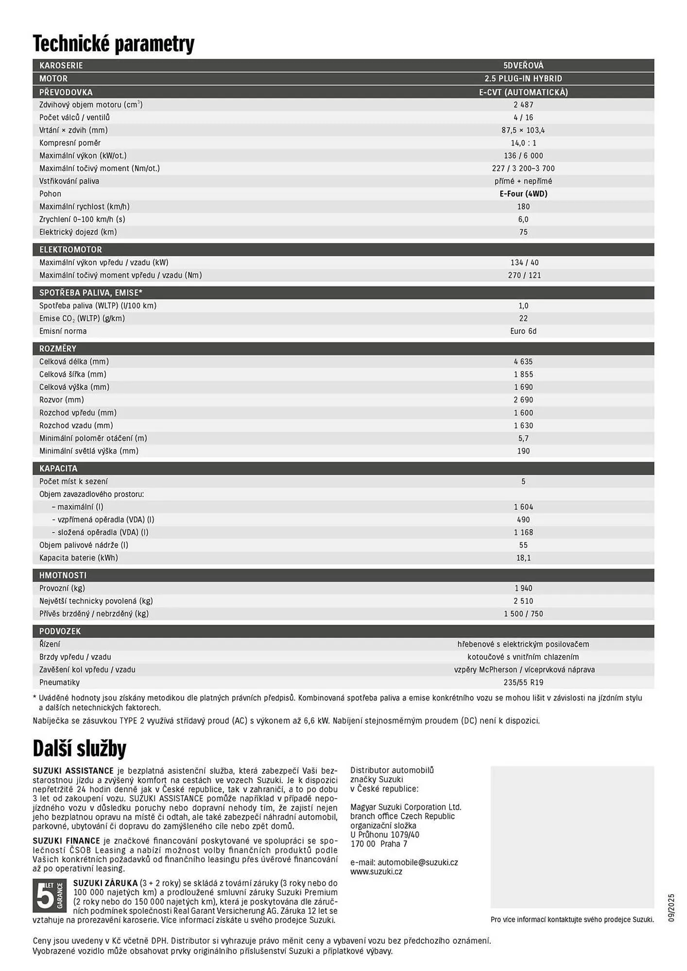 Suzuki leták - 15. září 31. března 2026 - Page 2