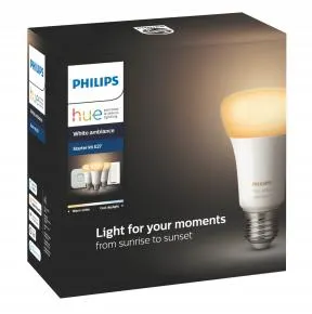 Philips Hue Bluetooth 3x žárovka LED E27 9,5W