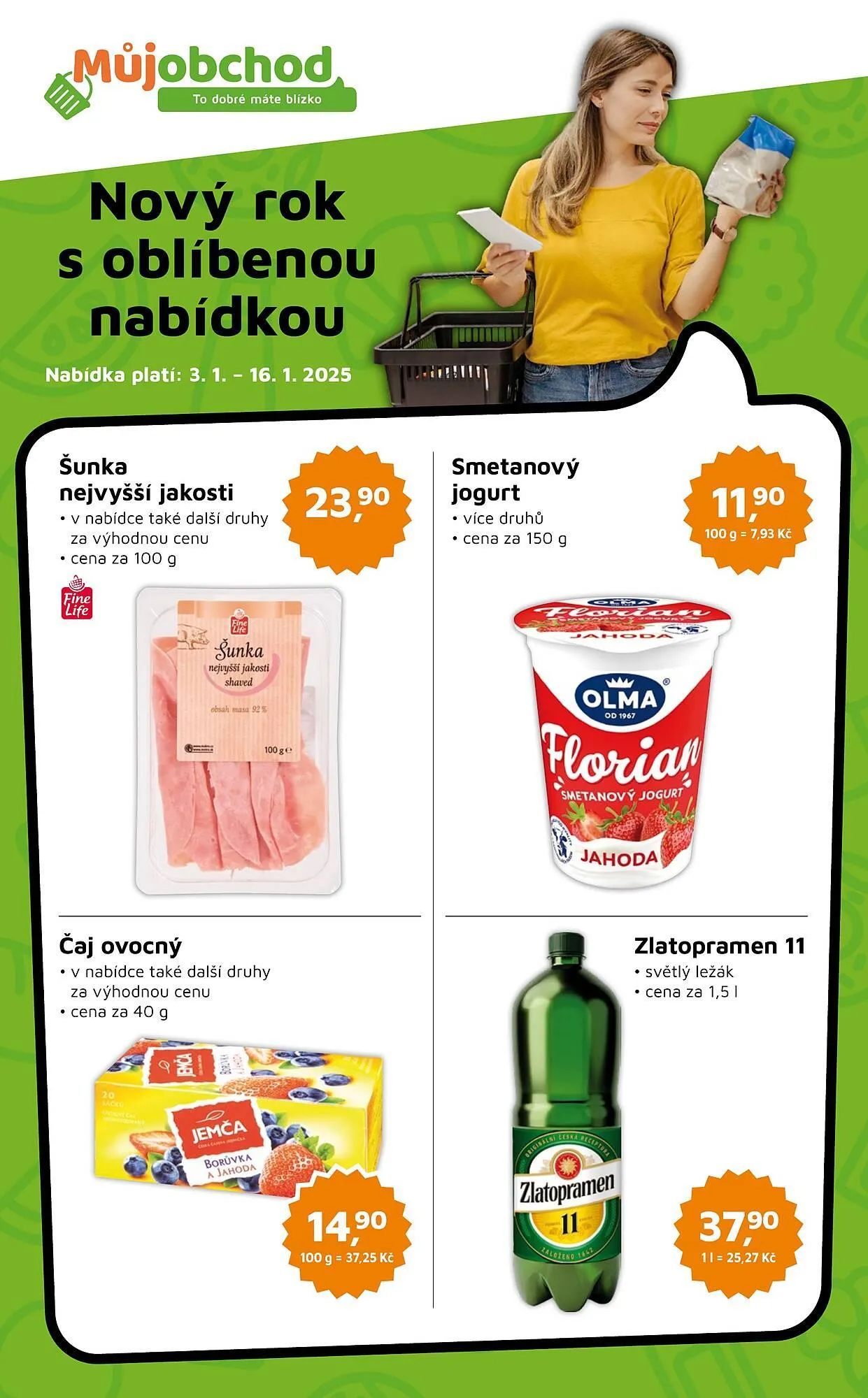 Můjobchod leták - 3. ledna 16. ledna 2025 - Page 1
