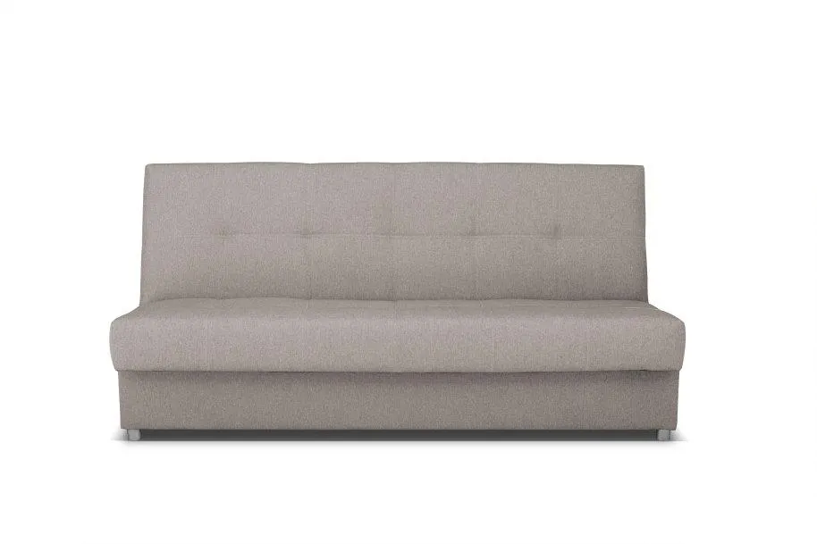 Pohovka rozkládací s úložným prostorem hnědá GRANDE