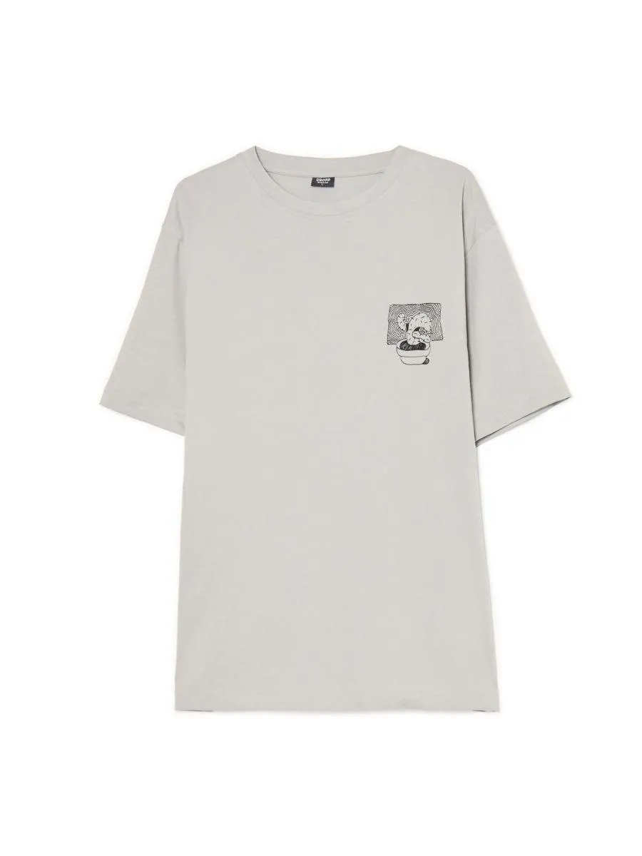 Tričko s ozdobnou výšivkou