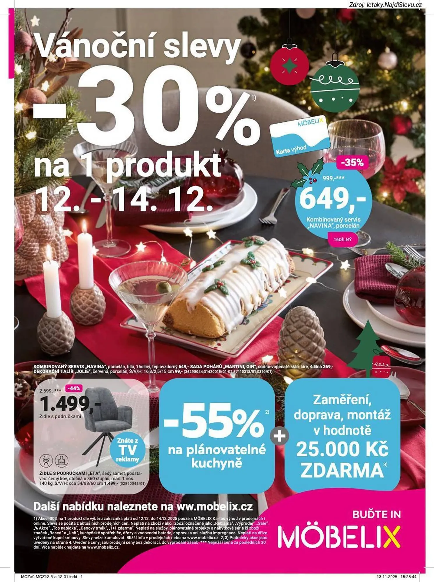 Möbelix leták - 8. prosince 28. prosince 2025 - Page 1