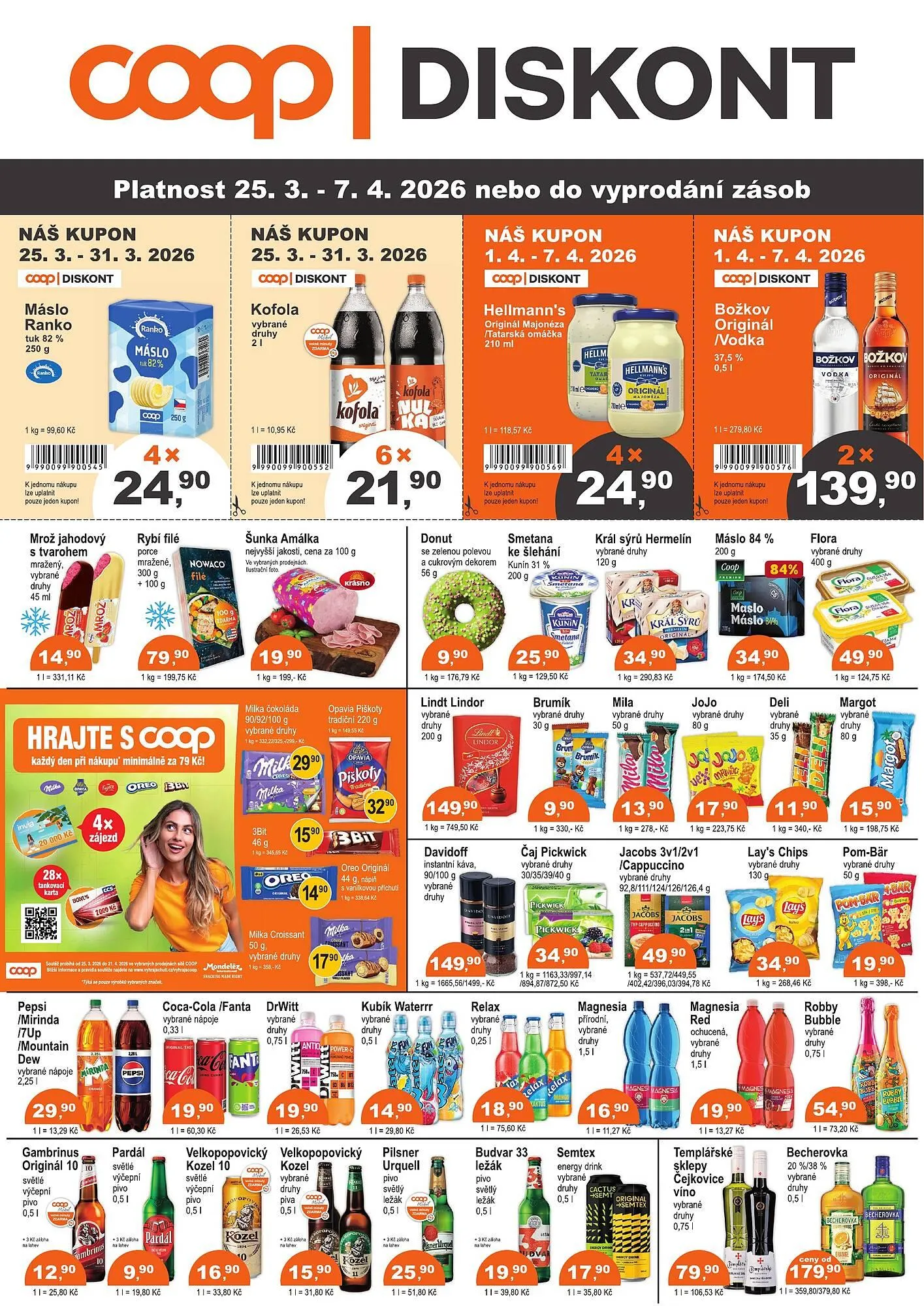 COOP DISKONT leták - 25. března 7. dubna 2026 - Page 1