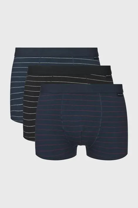 3PACK Boxerky Chace - modročerná