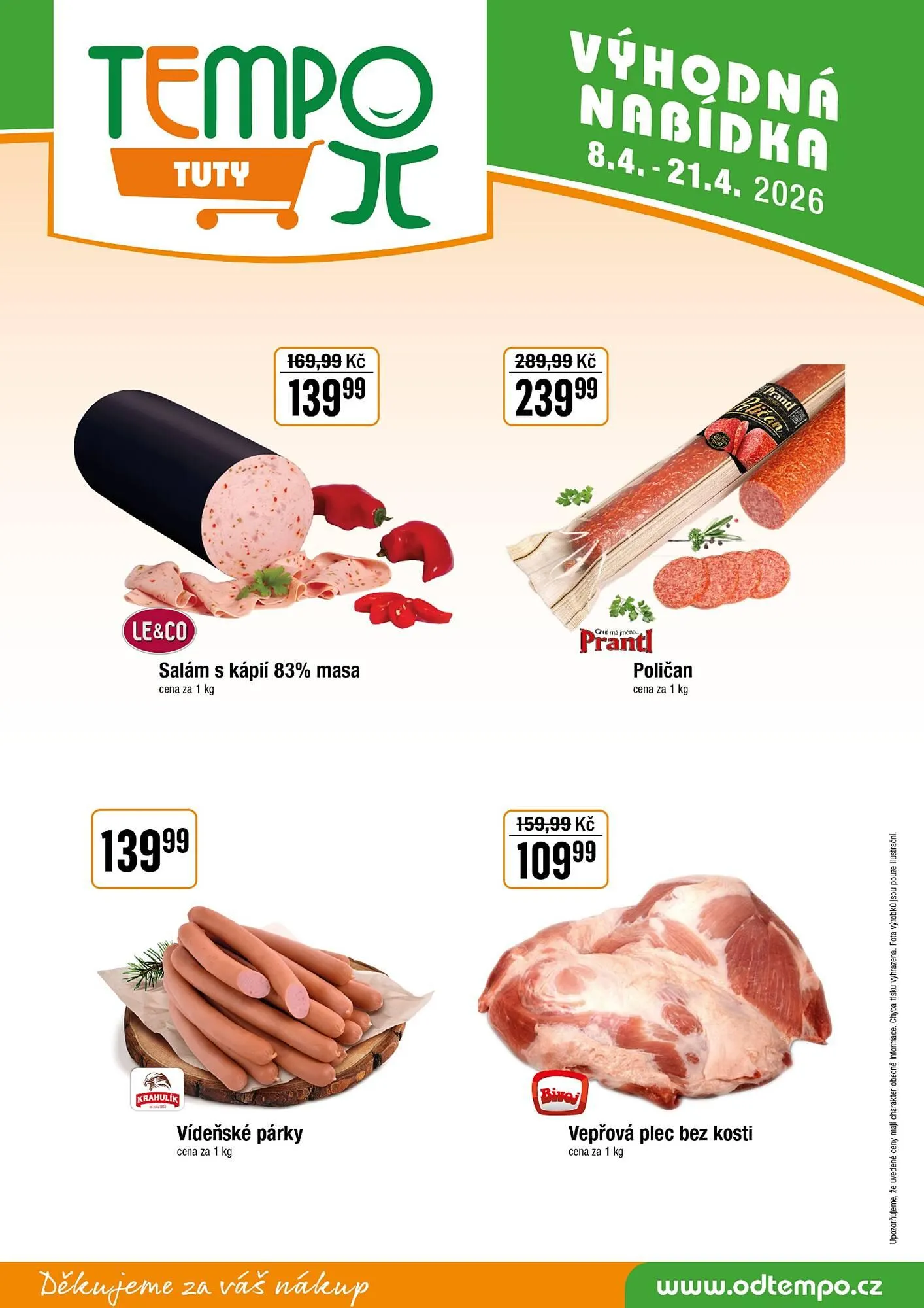 TEMPO leták - 8. dubna 21. dubna 2026 - Page 9