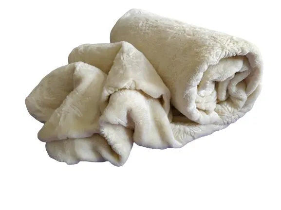 Deka mikroflanel Hamburg smetanová 150x200 cm