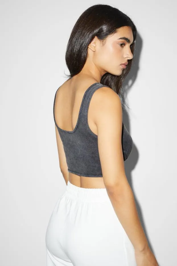 CLOCKHOUSE - krátký top