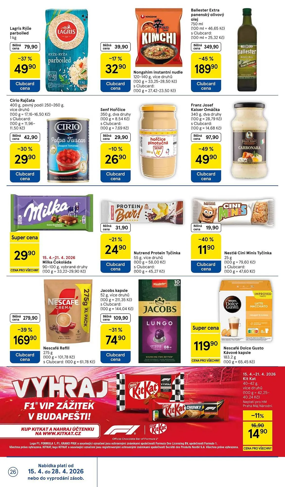Tesco leták - 15. dubna 21. dubna 2026 - Page 26