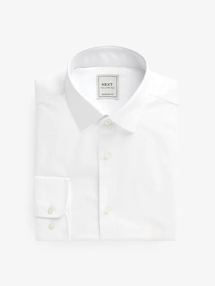 modrobílé - Klasicky padnoucí - Sada 2 elegantních košil se snadnou péčí a dlouhými rukávy a jednoduchými manžetami