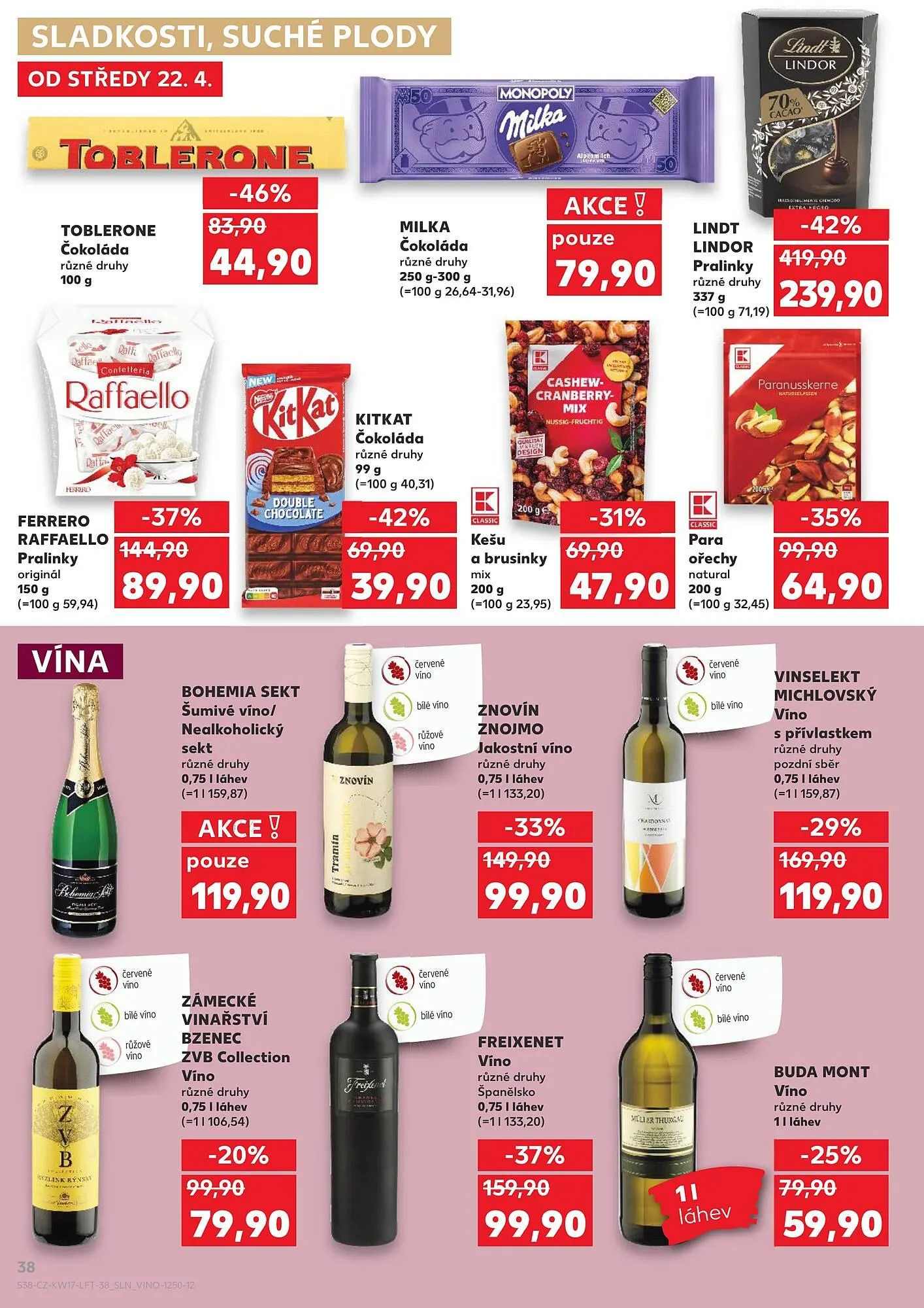 Kaufland leták - 22. dubna 28. dubna 2026 - Page 38
