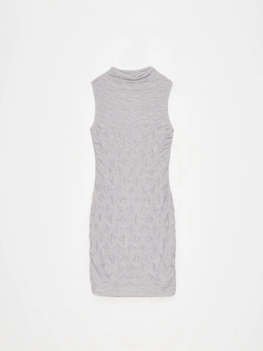 Rochie mini din tricot structurat