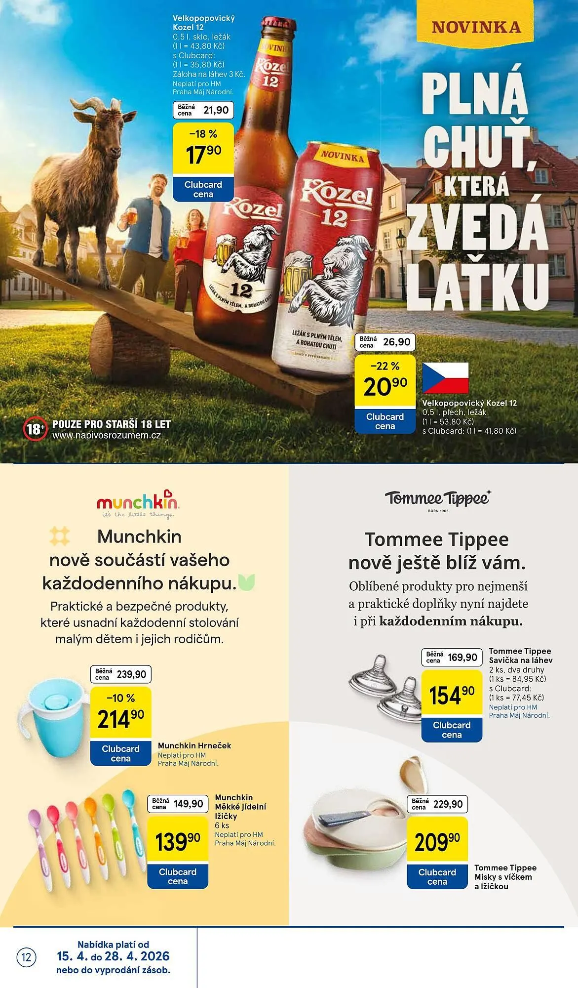 Tesco leták - 15. dubna 21. dubna 2026 - Page 12