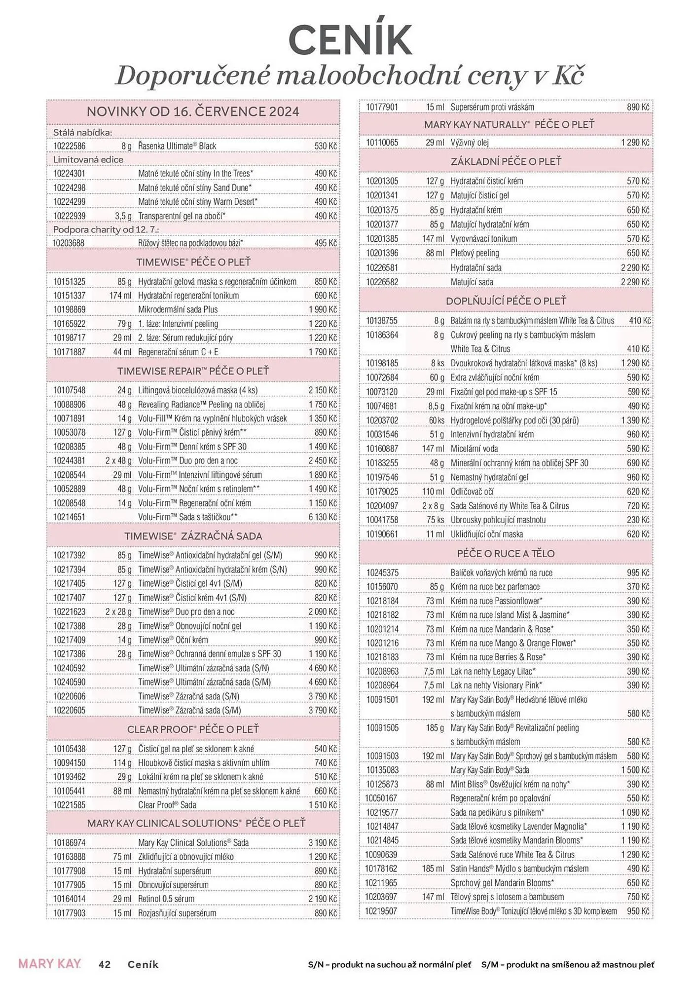 Mary Kay leták - 17. července 31. srpna 2024 - Page 42