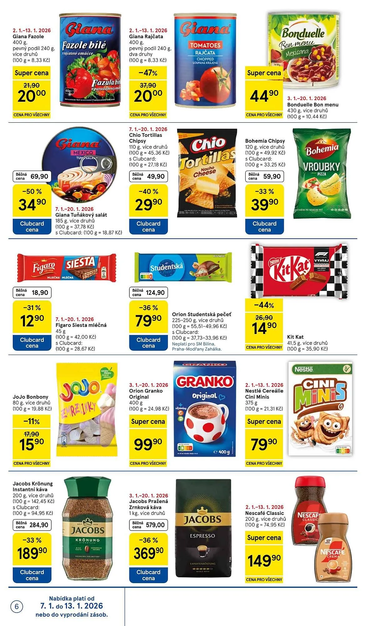 Tesco leták - 7. ledna 13. ledna 2026 - Page 6