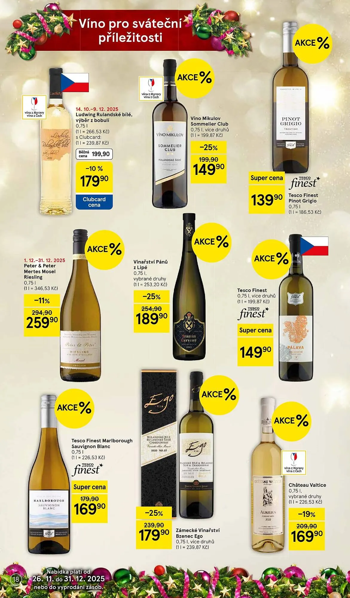 Tesco leták - 1. prosince 31. prosince 2025 - Page 18
