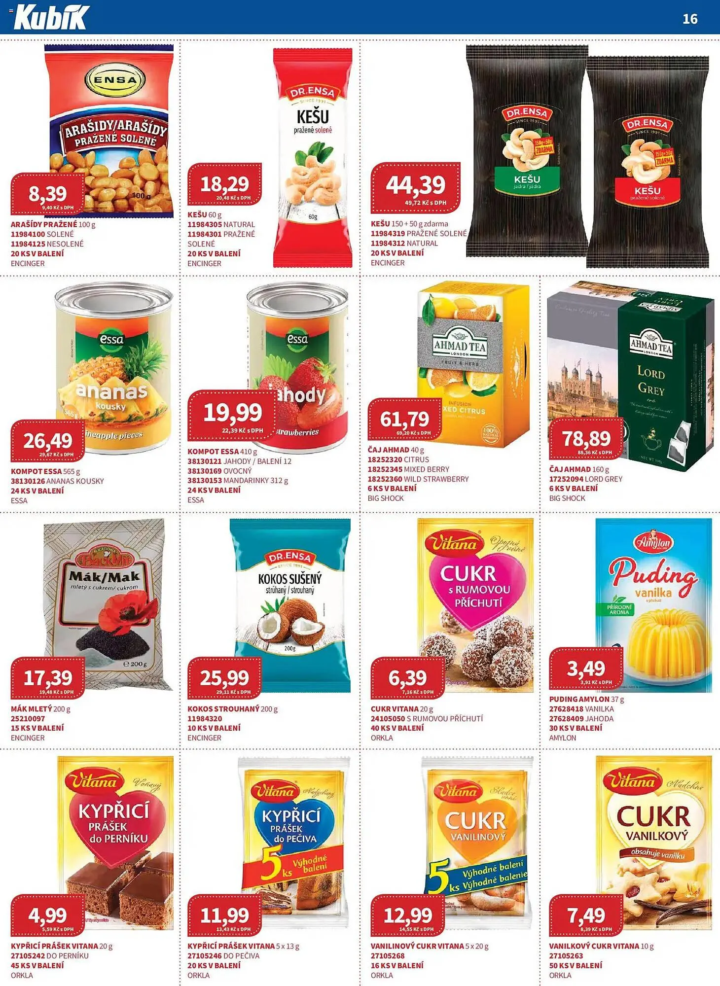 Kubík potraviny leták - 1. března 31. března 2026 - Page 16