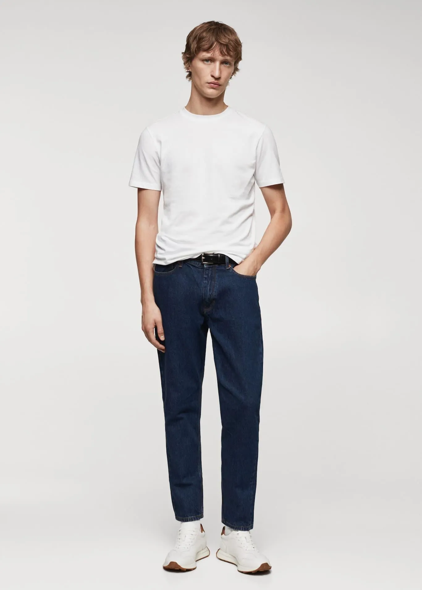 Strečové bavlněné tričko