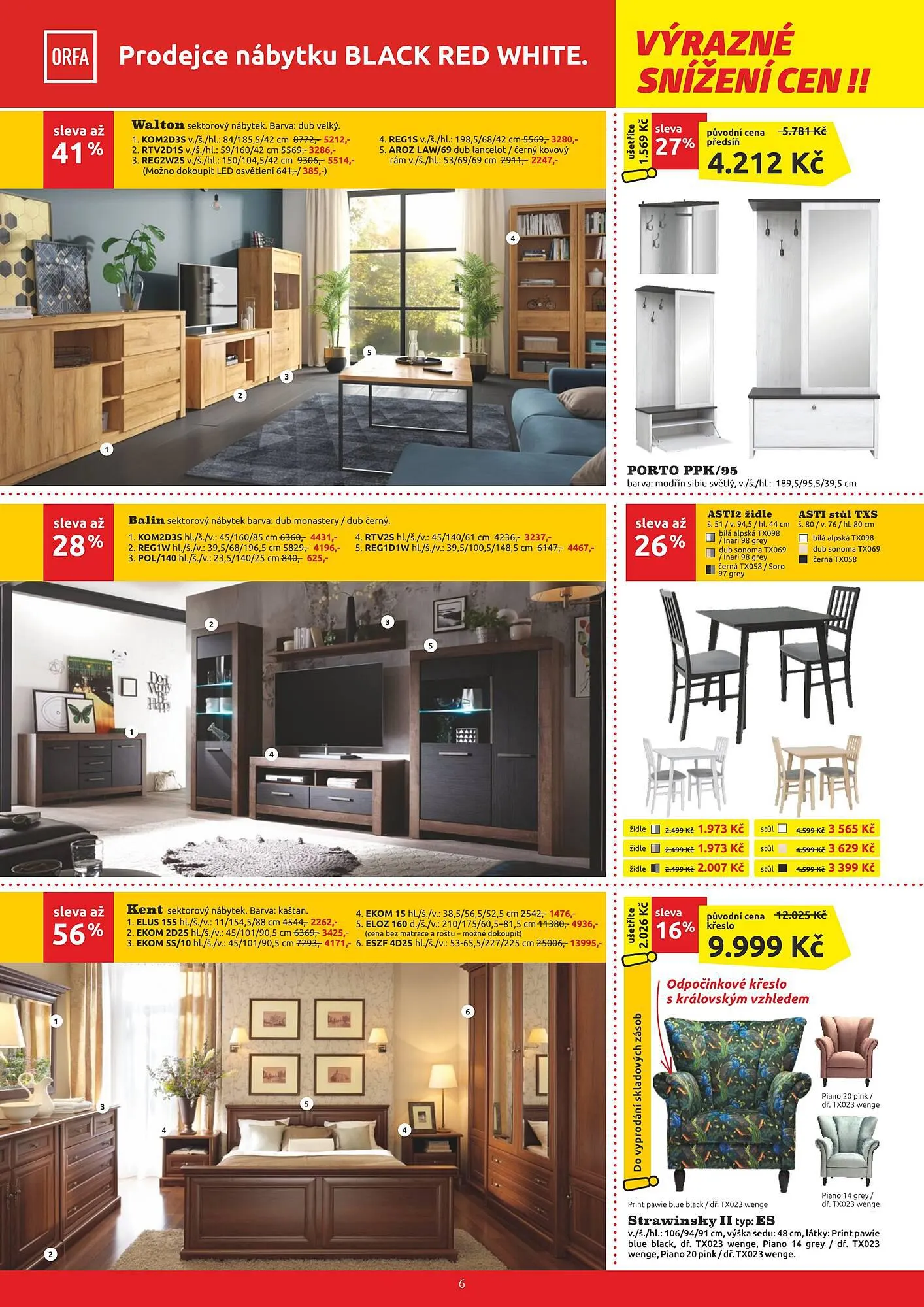 Orfa Nábytek leták - 1. listopadu 31. prosince 2023 - Page 6