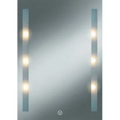 Kristall-Form Křišťálové zrcadlo s LED osvětlením Moonlight, 70 x 50 cm