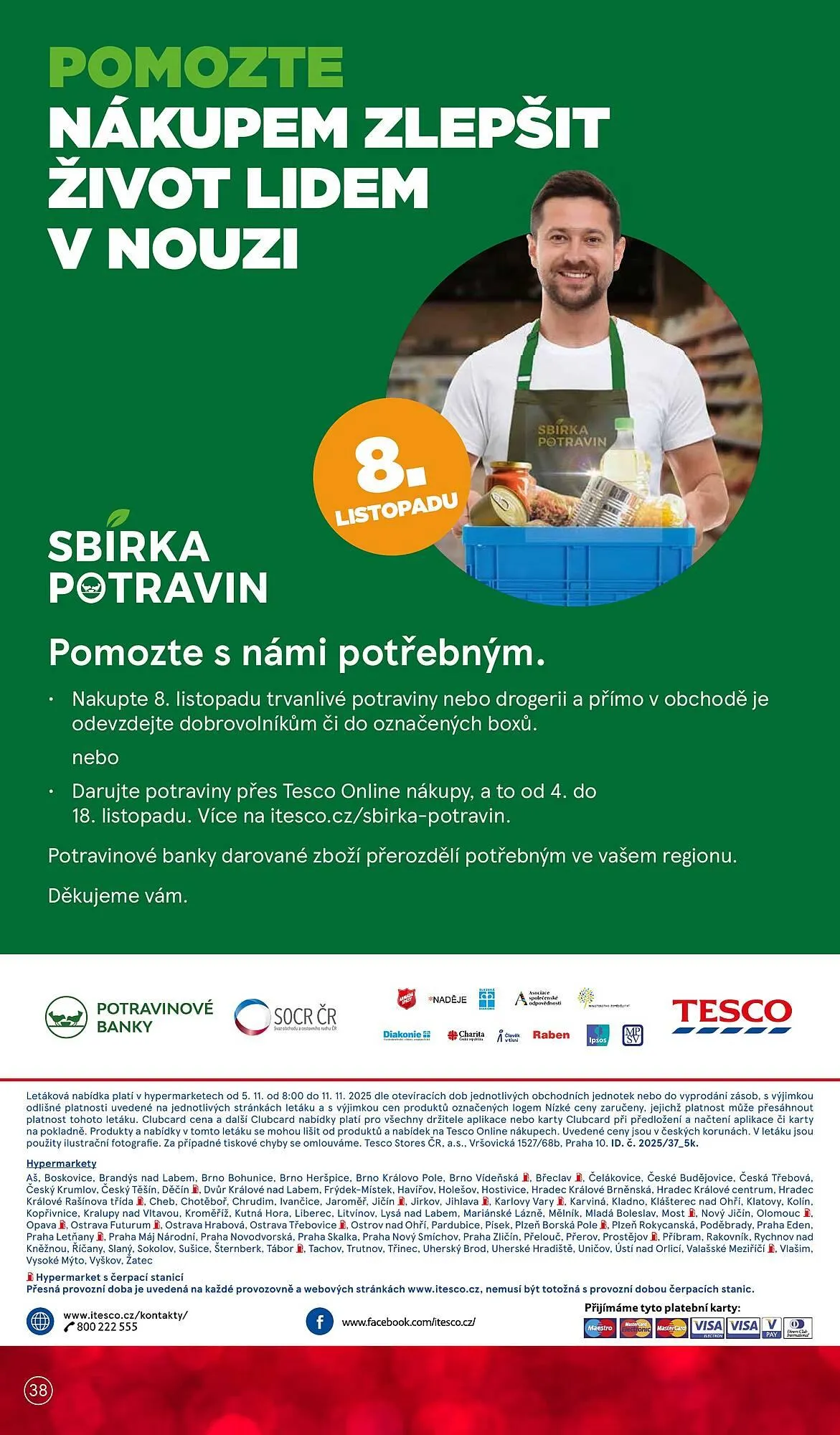 Tesco leták - 5. listopadu 11. listopadu 2025 - Page 38