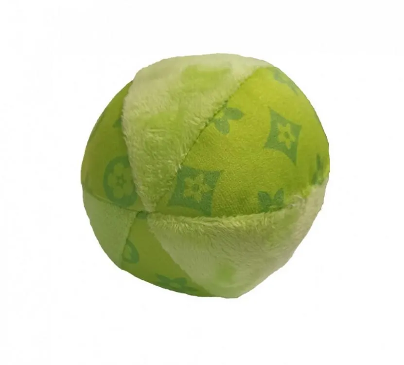 Látkový míček zelený 9 cm