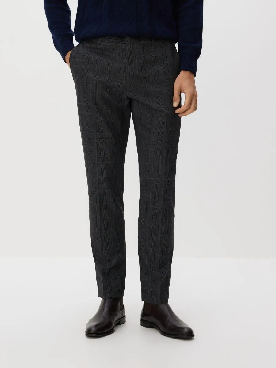 Oblekové kalhoty s příměsí vlny